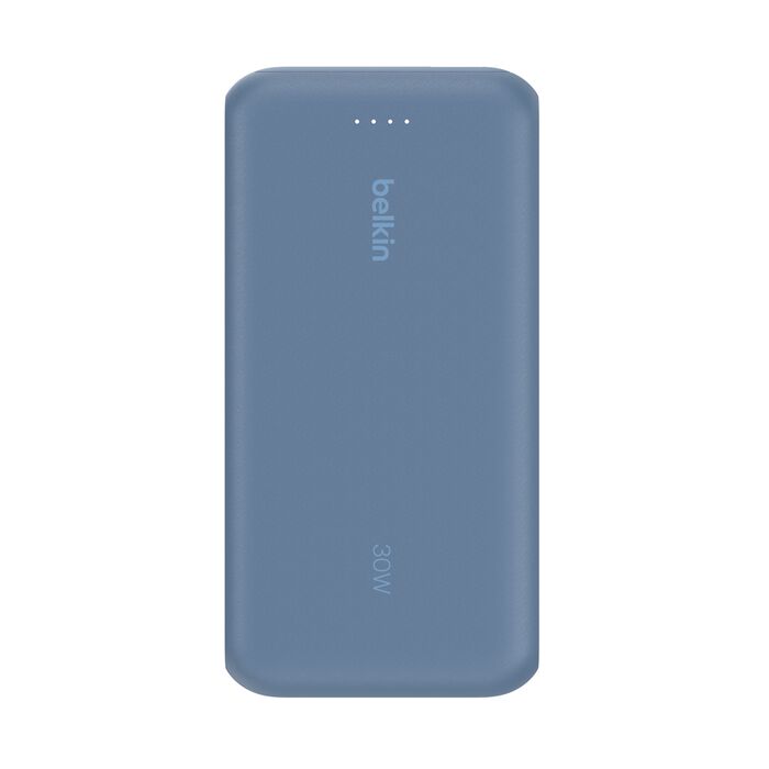 Belkin BoostCharge | 20.000mAh-powerbank met geïntegreerde USB-C-kabel - Blauw