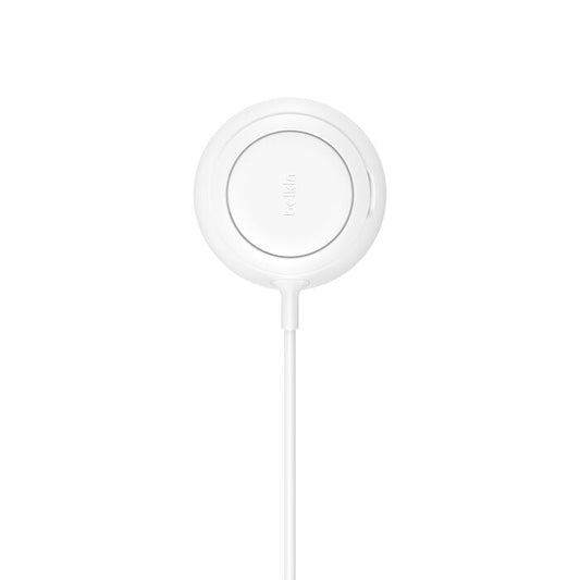 Belkin UltraCharge | Chargeur magnétique avec Qi2 (25W) - Support rond - Blanc