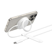 Belkin UltraCharge | Magnetische lader met Qi2 (25W) - Ronde kickstand - Wit