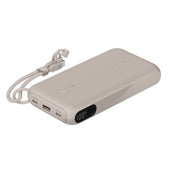 Belkin BoostCharge | Batterie externe 20.000mAh avec écran intégré (20W) - Pierre de grès