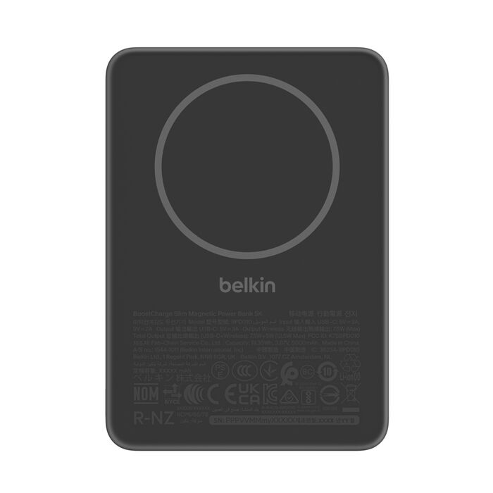 Belkin BoostCharge | Compacte magnetische 5.000mAh-powerbank - Zwart