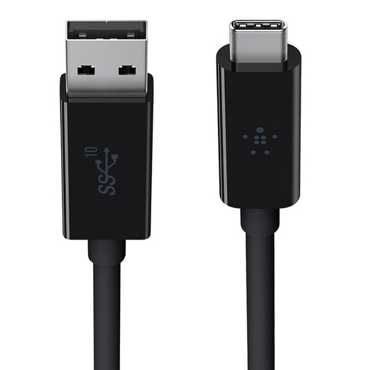 Belkin 3.1 USB-A naar USB-C-kabel - 1m - Zwart