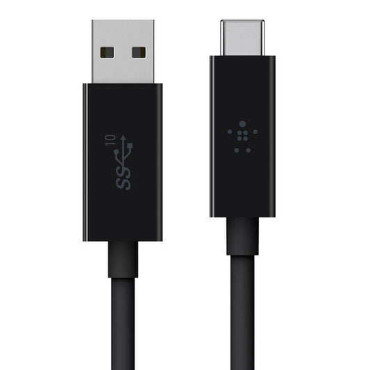 Belkin 3.1 USB-A naar USB-C-kabel - 1m - Zwart