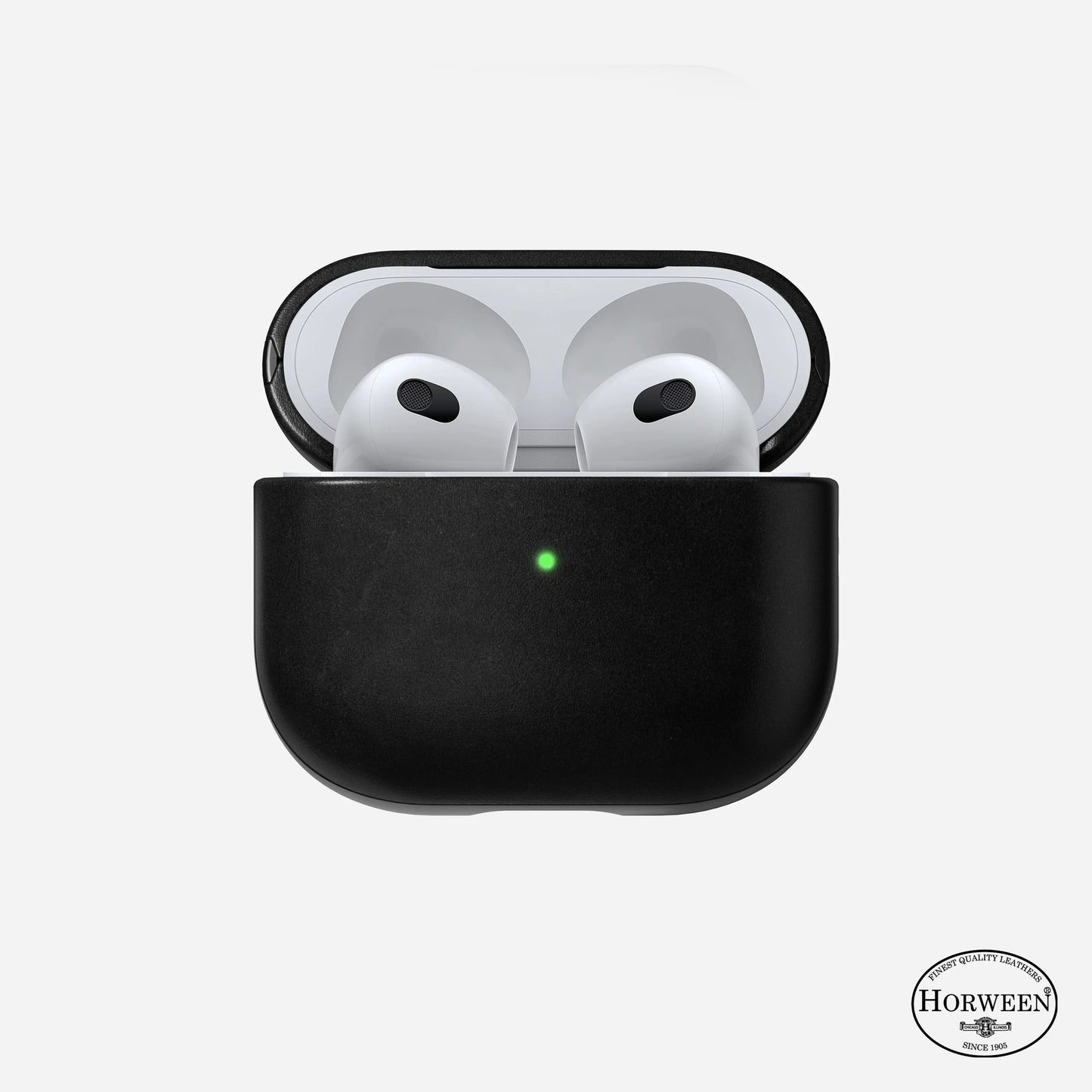 EOL Nomad Coque en cuir pour AirPods (3e gén.) - Noir