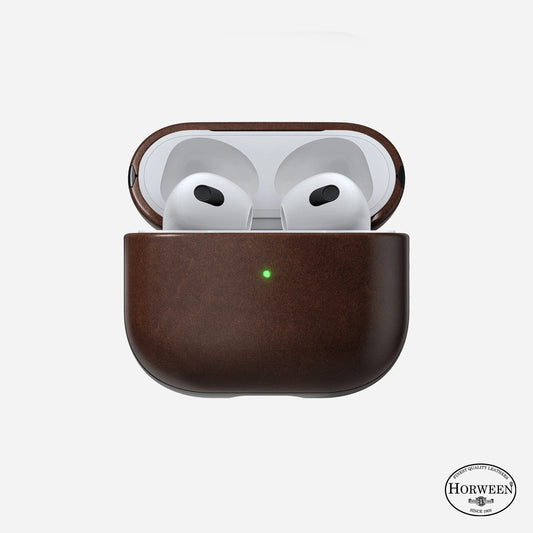 EOL Nomad Coque en cuir pour AirPods (3e gén.) - Brun