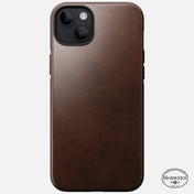 EOL Nomad Modern Case pour iPhone 14 Plus - Cuir Horween - Brun Rustique