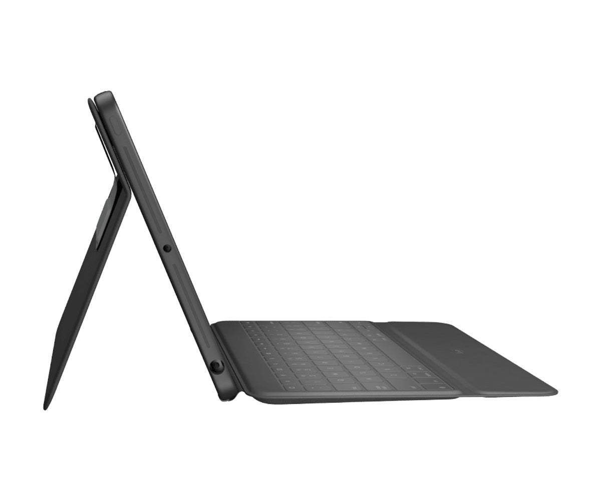 Logitech Rugged Folio - Keyboard Case pour iPad (A16/10e gén.) - FR (Azerty)