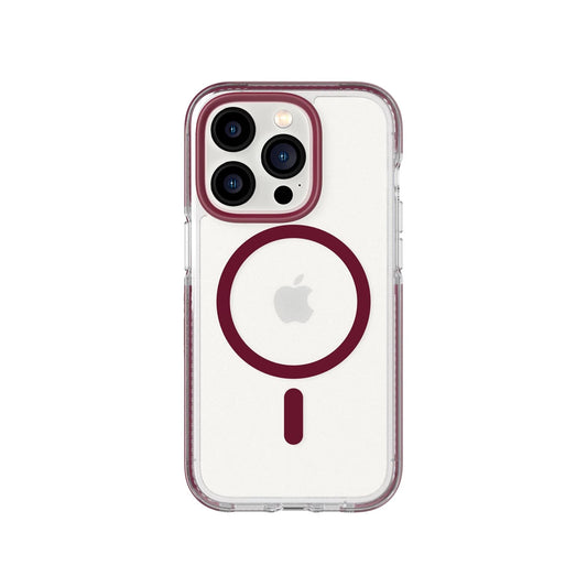 Tech21 Evo Crystal MagSafe pour iPhone 14 Pro - Bordeaux