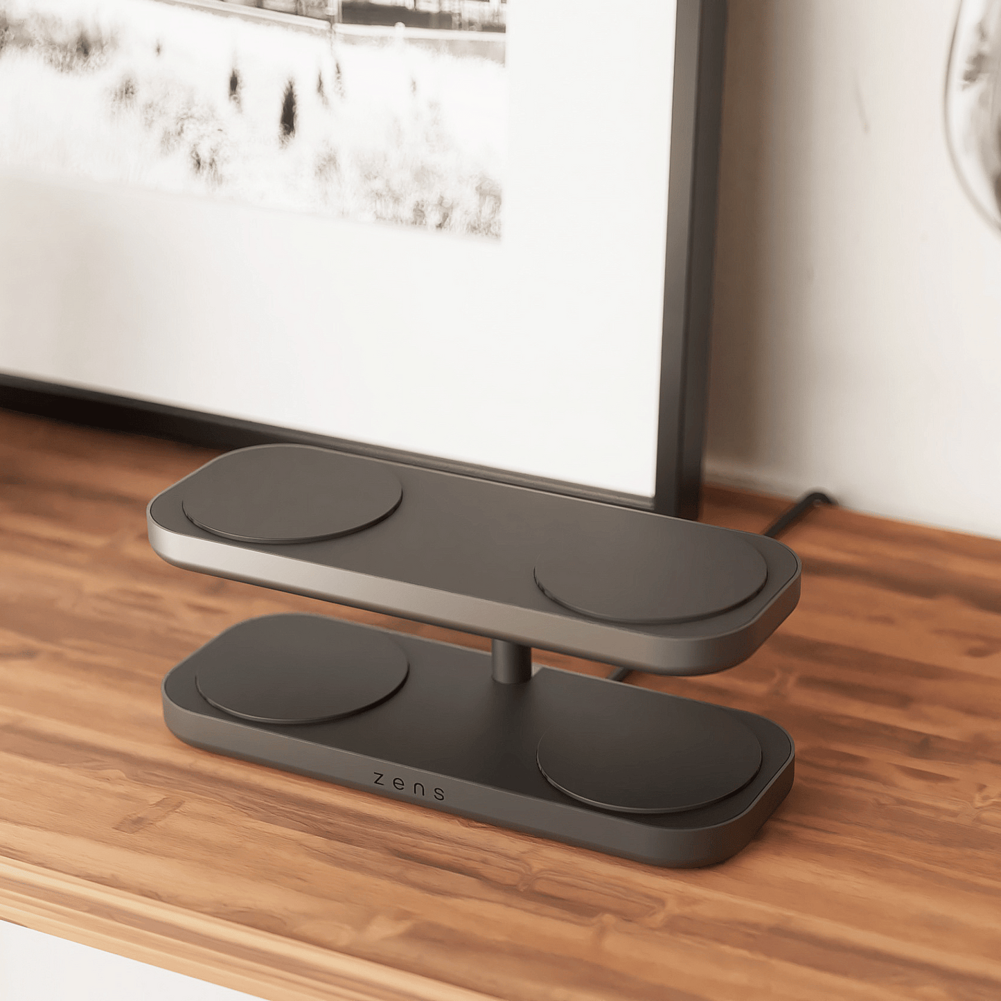Zens Pro 4 | Quattro Wireless Charger Pro - Zwart