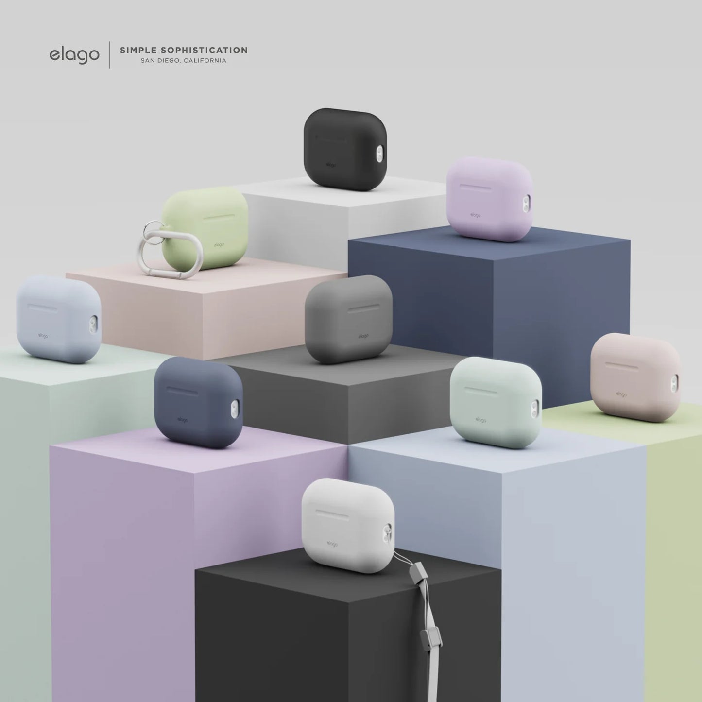 EOL Elago Silicone Case pour AirPods Pro (2e gén.) - Menthe