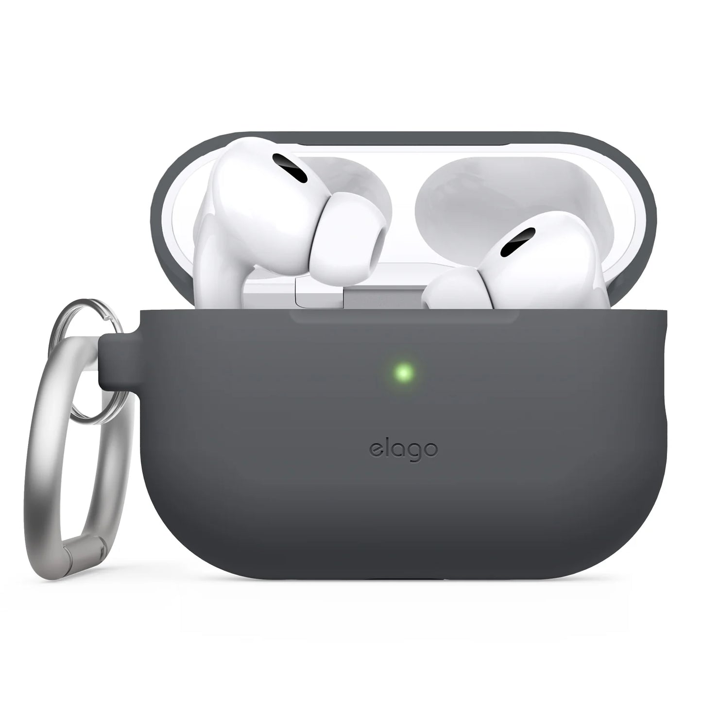 EOL Elago Silicone Hang Case voor AirPods Pro (2e gen.) - Donkergrijs