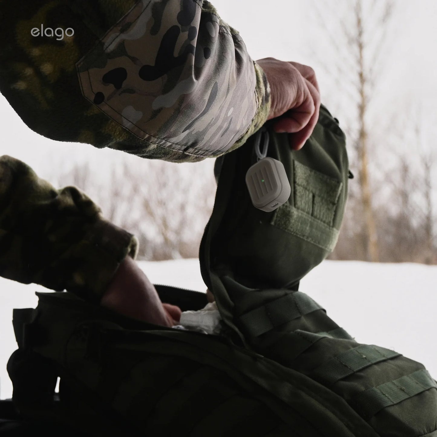 Elago Armor Hang Case pour Airpods Pro (3e gén.) - Stone