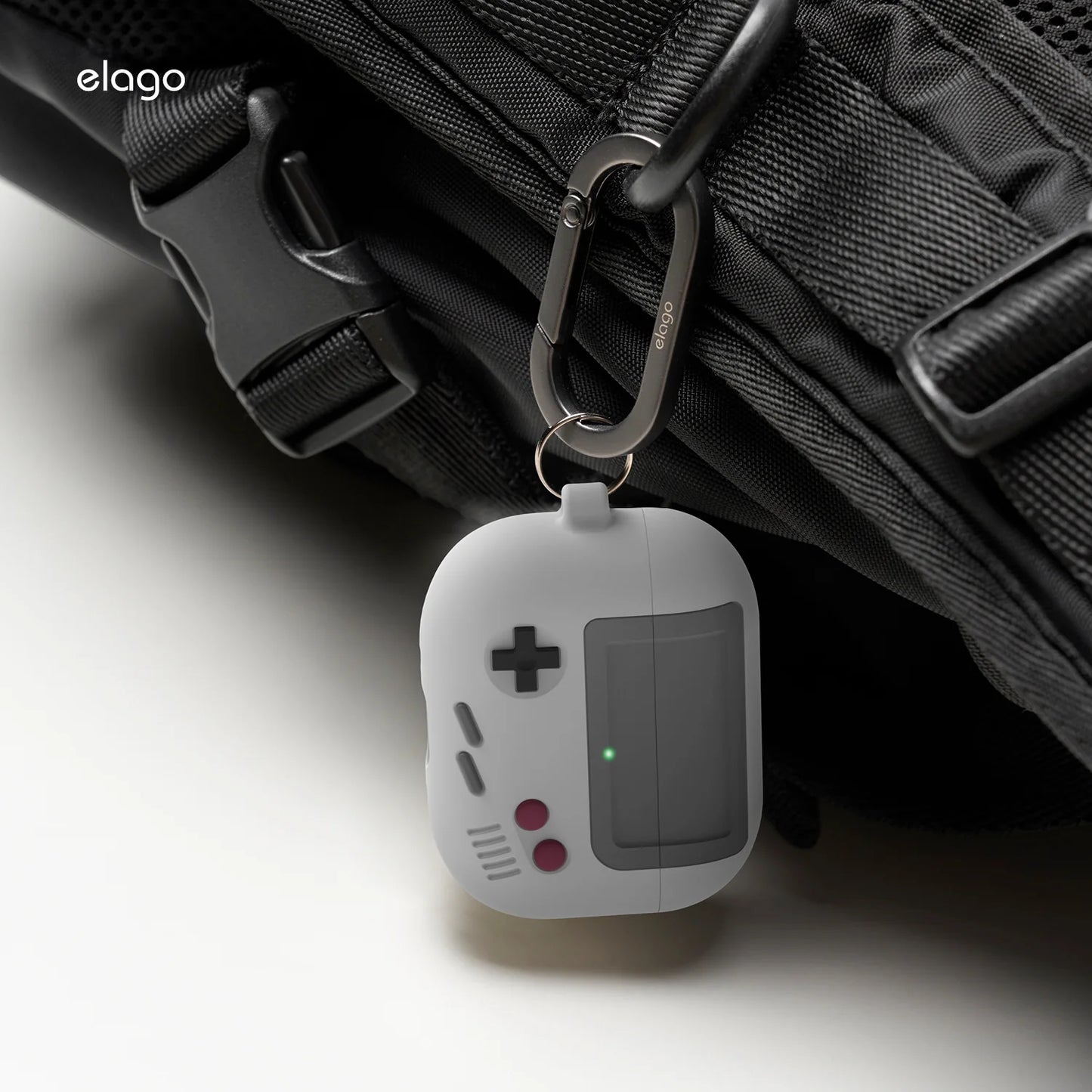 Elago Gameboy Hang Case pour Airpods Pro (3e gén.) - Gris