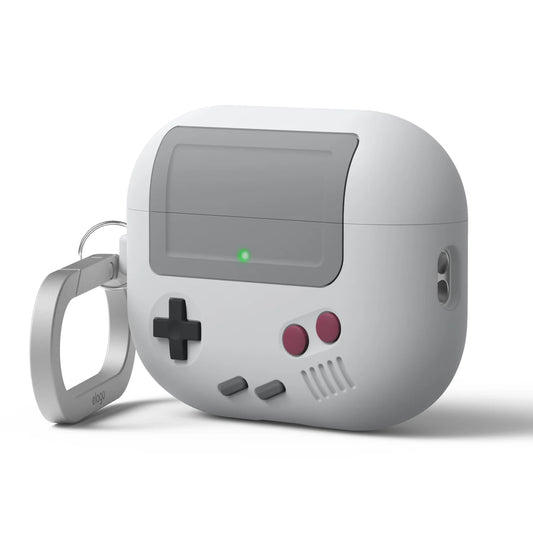 Elago Gameboy Hang Case voor AirPods Pro (3e gen.) - Lichtgrijs