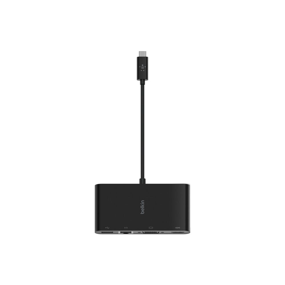 Belkin USB-C/multimedia- en oplaadadapter (100W) - Zwart