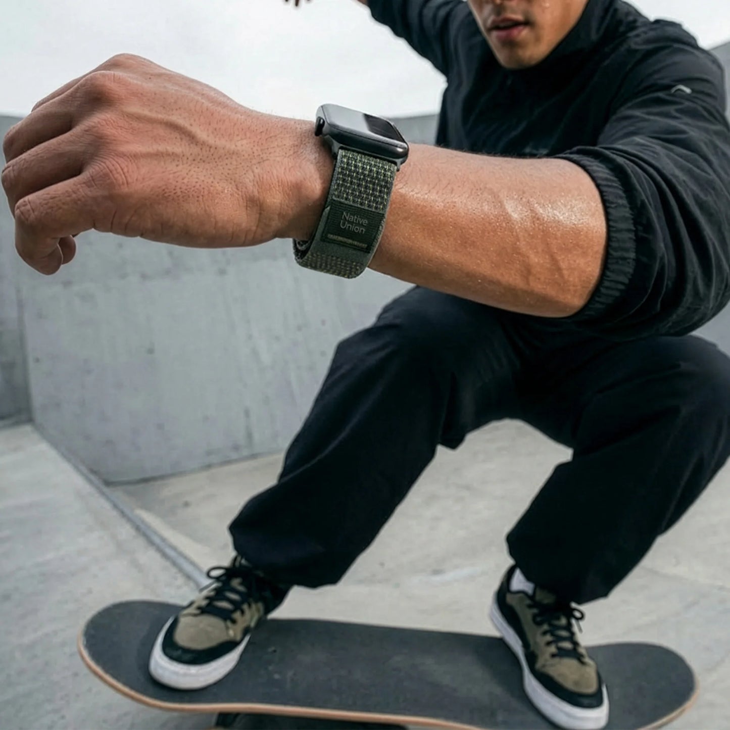 Native Union Active Watch Loop - 44/45/46/49 mm - Vert ardoise