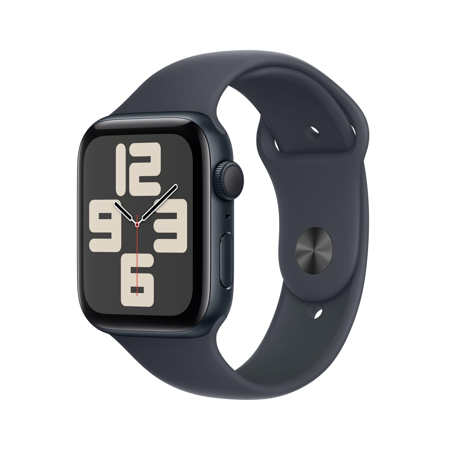 EOL Apple Watch SE (GPS) • 44‐mm kast van middernacht aluminium • Middernacht sportbandje - M/L