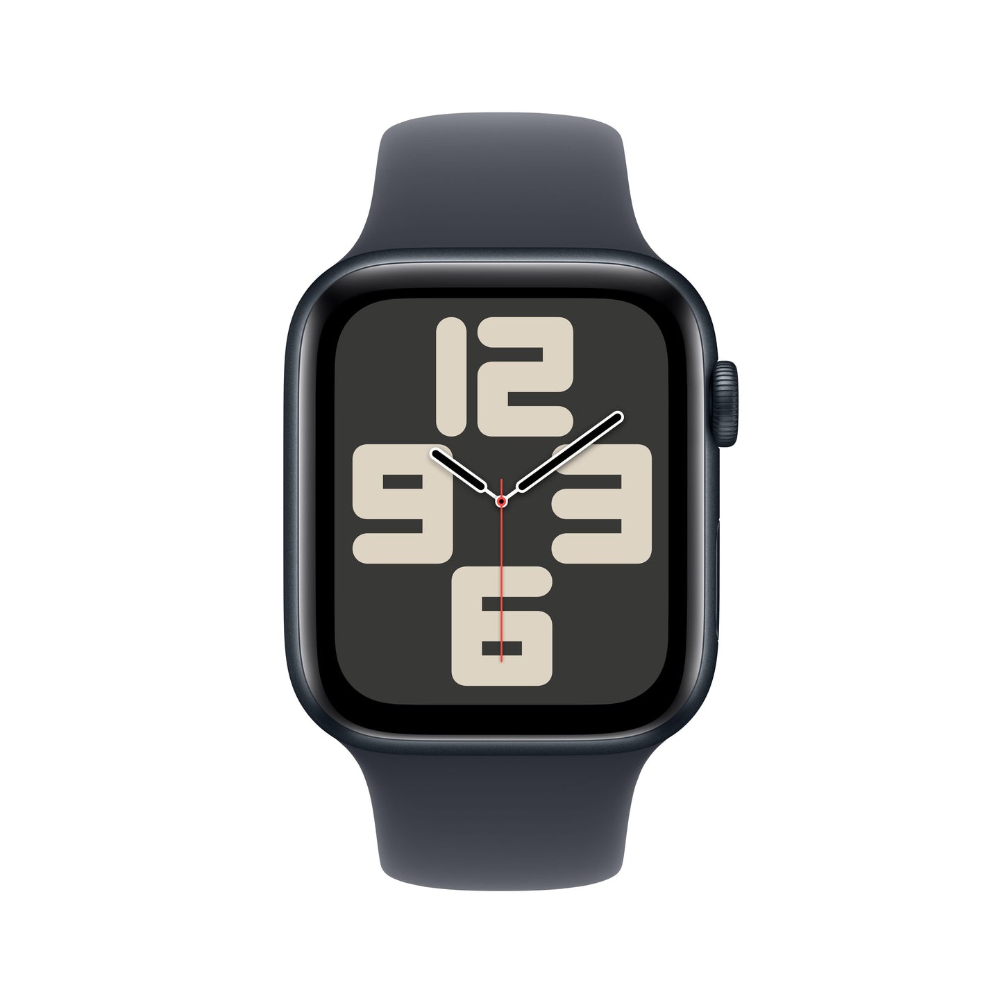 EOL Apple Watch SE (GPS) • 44‐mm kast van middernacht aluminium • Middernacht sportbandje - M/L
