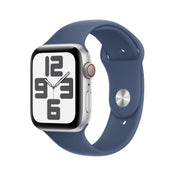 EOL Apple Watch SE GPS + Cellular, Boîtier en aluminium minuit de 44 mm, Bracelet Sport denim - M/L
