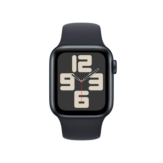 Apple Watch SE GPS, Boîtier en aluminium minuit de 40 mm, Bracelet Sport minuit - S/M
