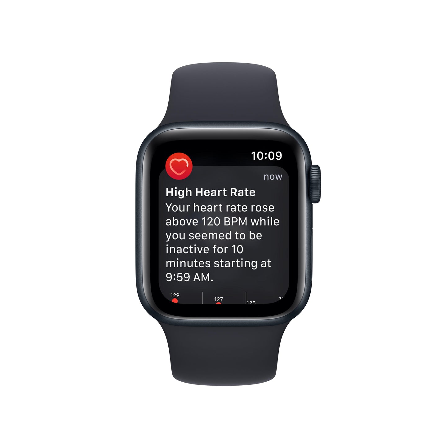 EOL Apple Watch SE (GPS) • Boîtier en aluminium minuit de 40mm • Bracelet Sport minuit