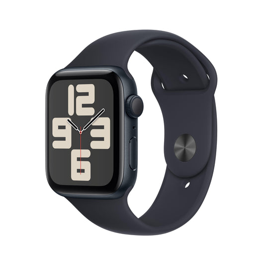 [OPEN BOX] EOL Apple Watch SE (GPS) • 44‐mm kast van middernacht aluminium • Middernacht sportbandje - S/M