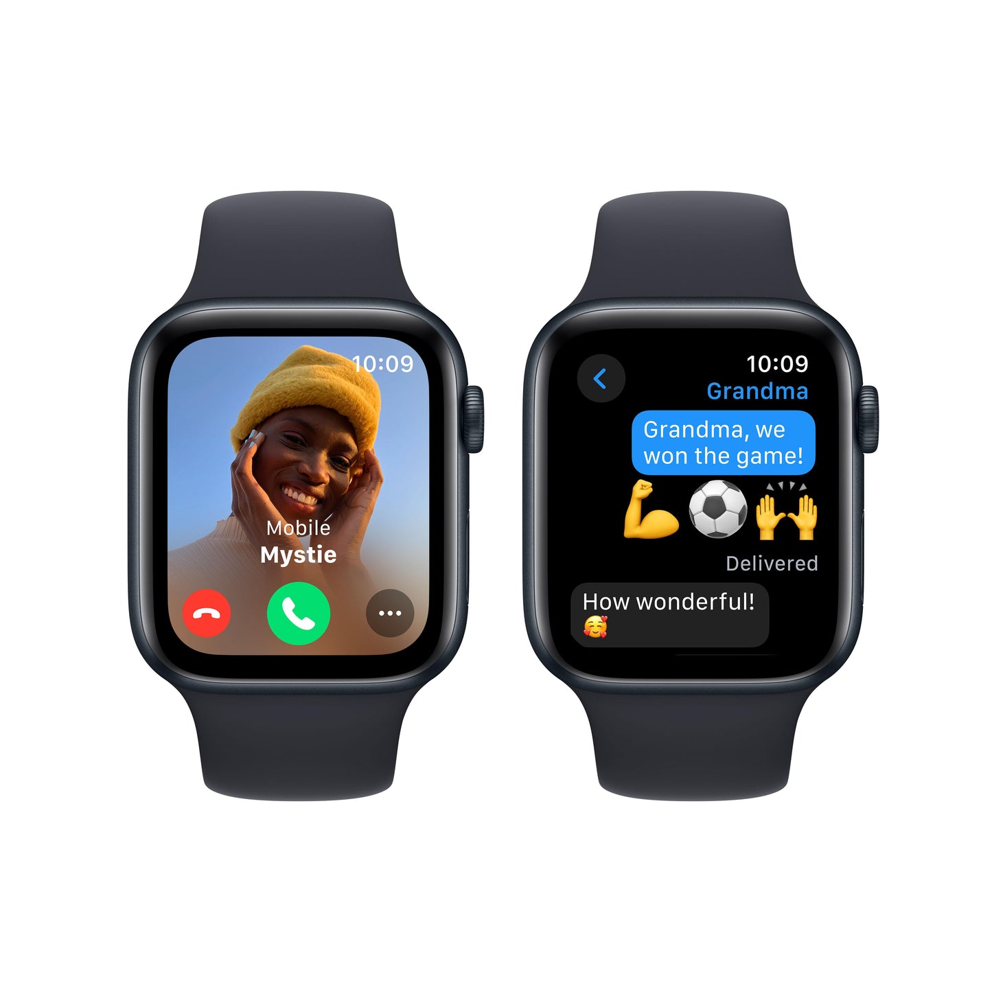 [OPEN BOX] EOL Apple Watch SE (GPS) • 44‐mm kast van middernacht aluminium • Middernacht sportbandje - S/M