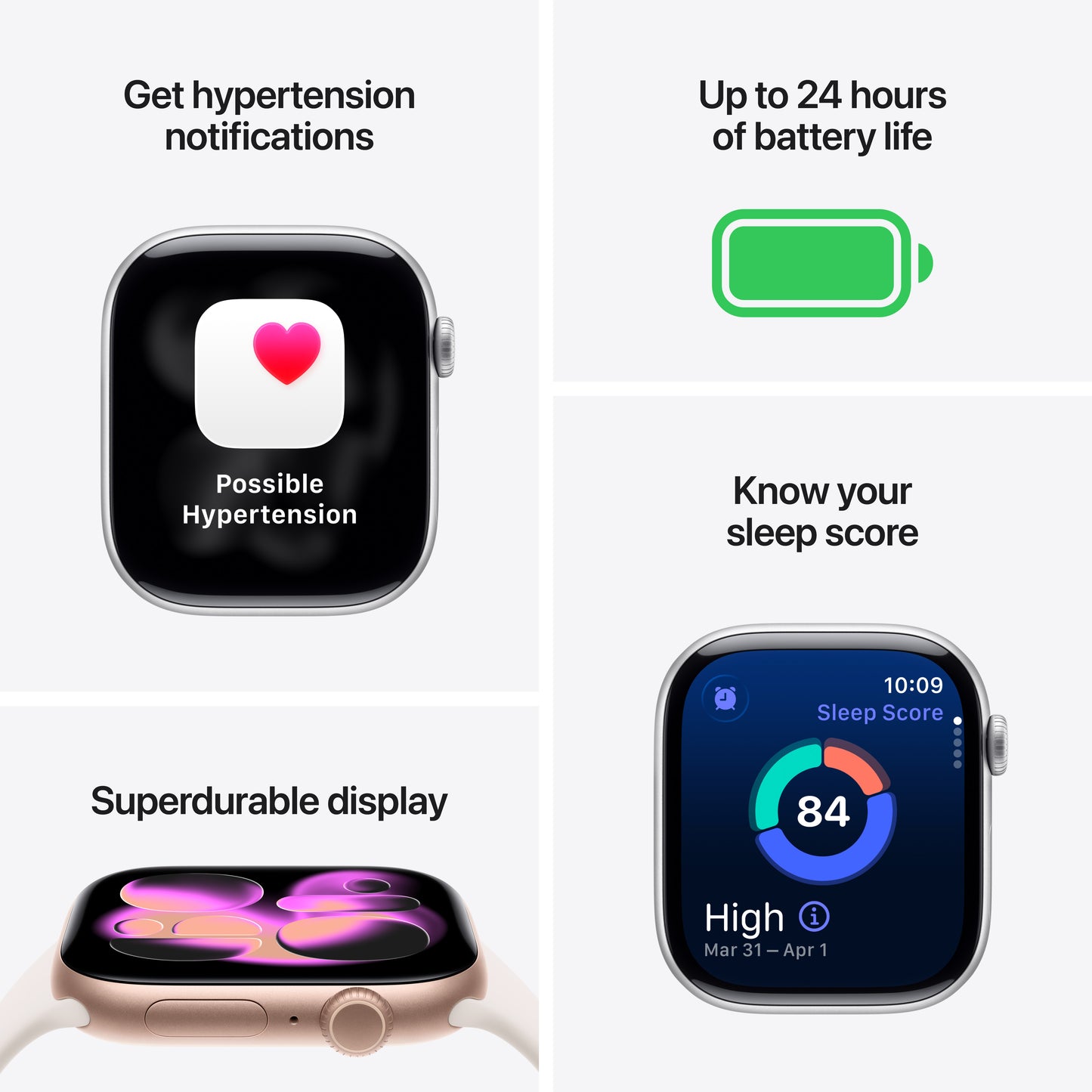 Apple Watch Series 11 (GPS + Cellular) • 42‑mm kast van leisteen titanium • Zwart sportbandje - M/L