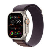 EOL Apple Watch Ultra 2 GPS + Cellular, Boîtier en titane de 49 mm avec Boucle Alpine indigo - Medium