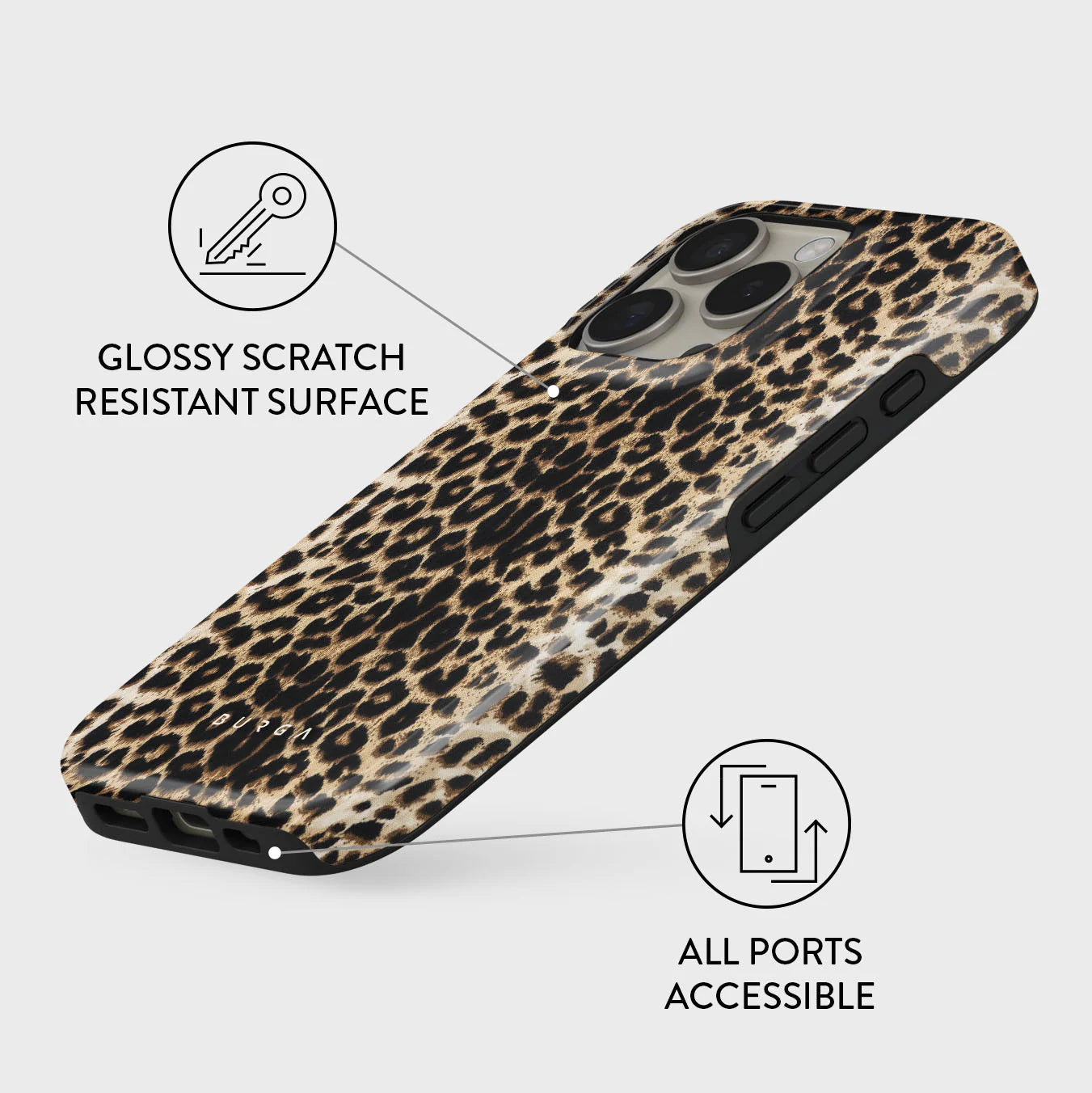 Burga Tough Case avec MagSafe pour iPhone 16 Pro - Player