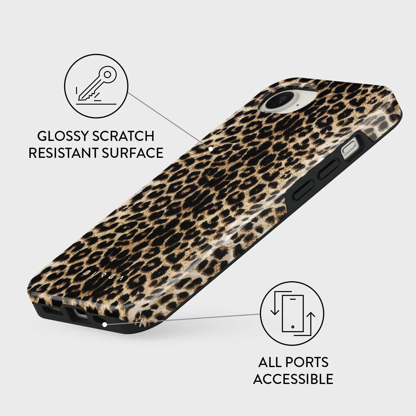 Burga Tough Case met MagSafe voor iPhone 17e/16e - Player