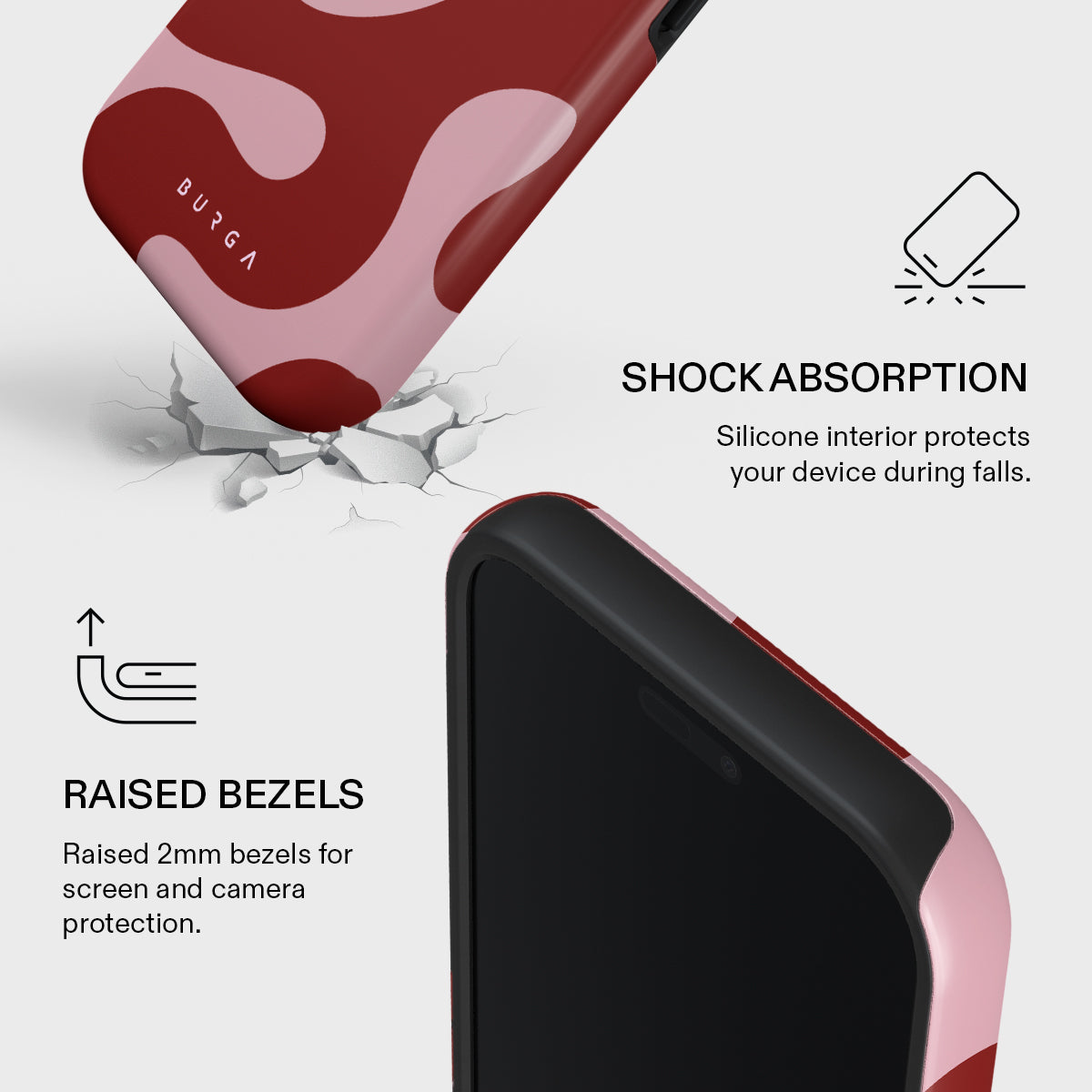 Burga Tough Case avec MagSafe pour iPhone 17 - Flex