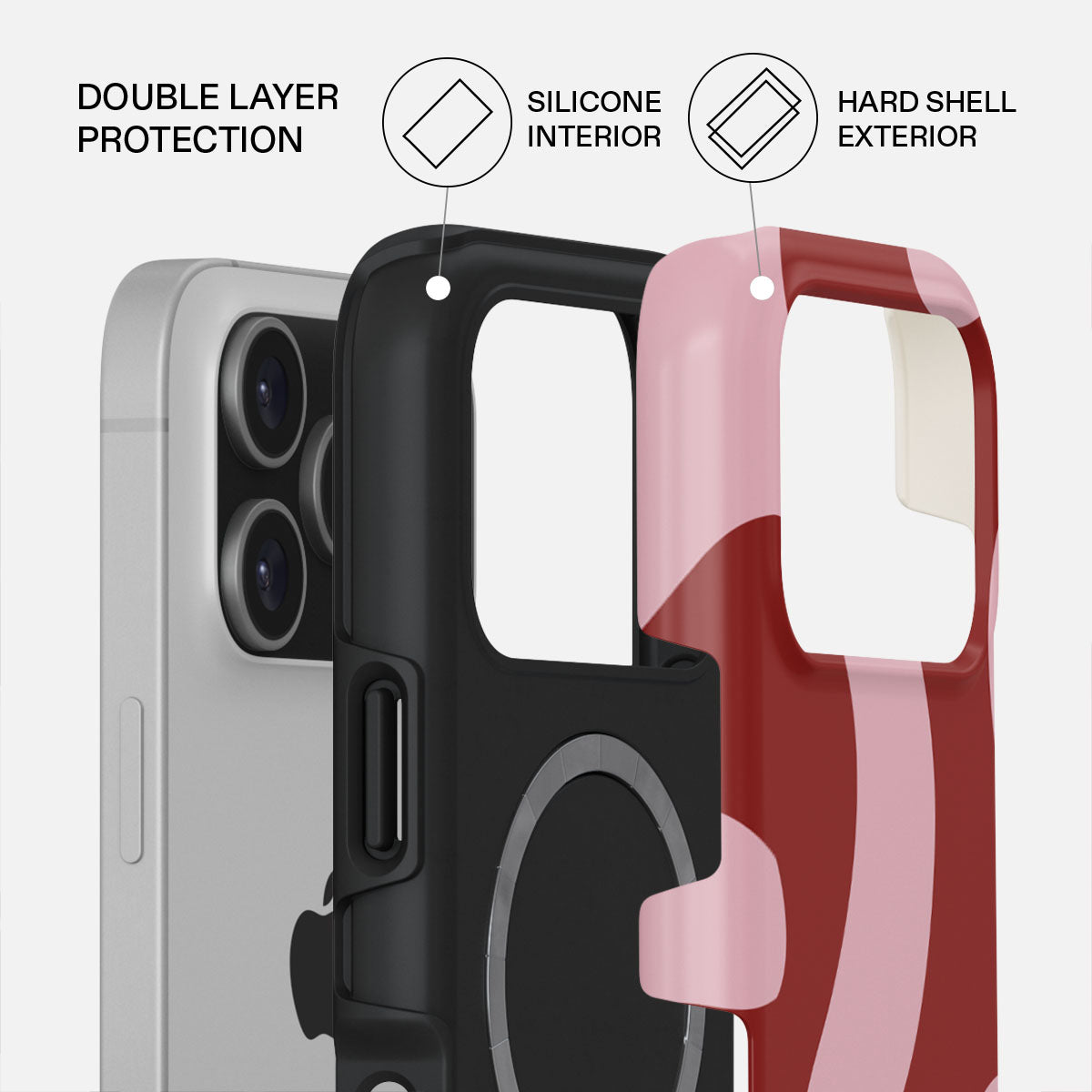 Burga Tough Case met MagSafe voor iPhone 17 Pro - Flex