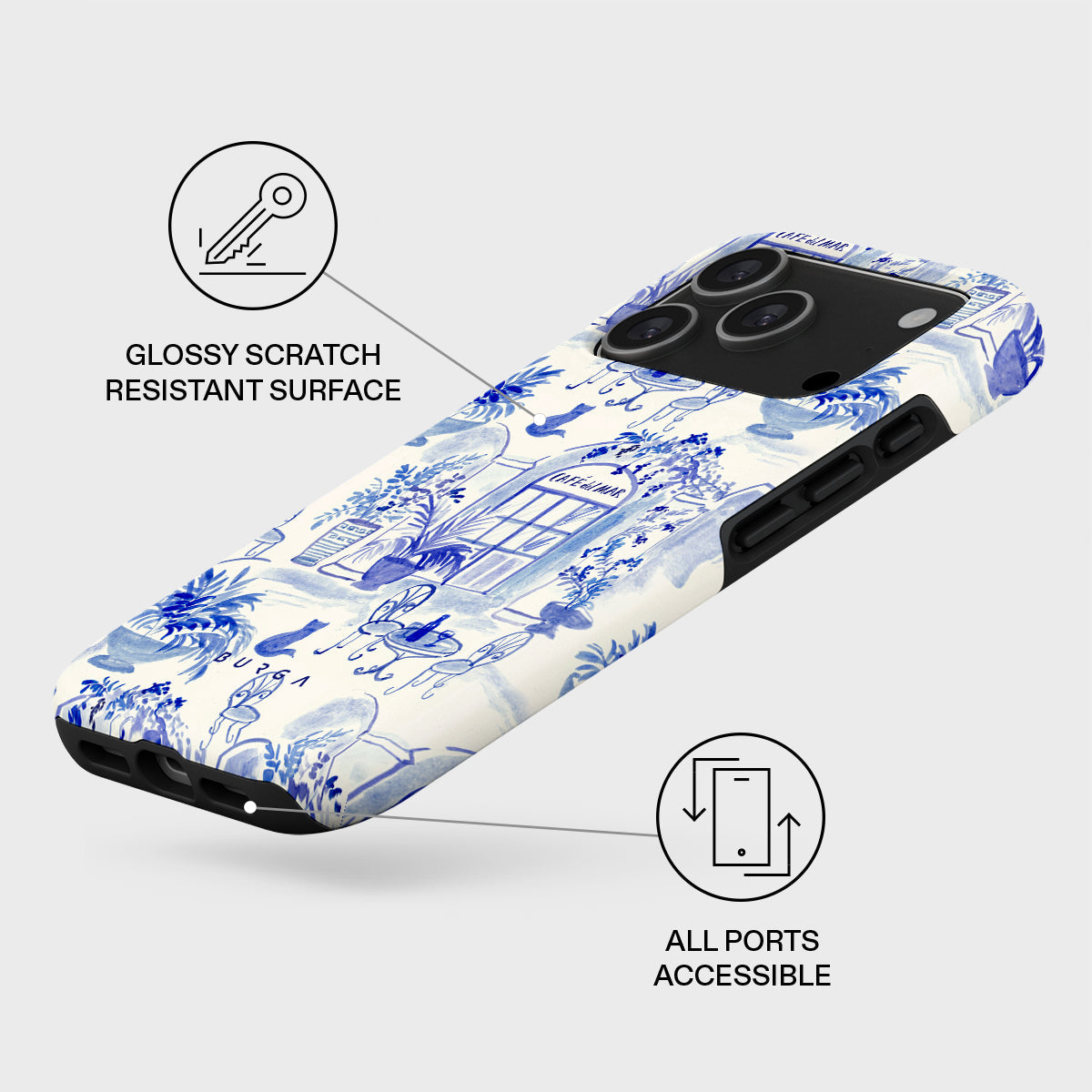 Burga Tough Case avec MagSafe pour iPhone 17 Pro - Sobremesa