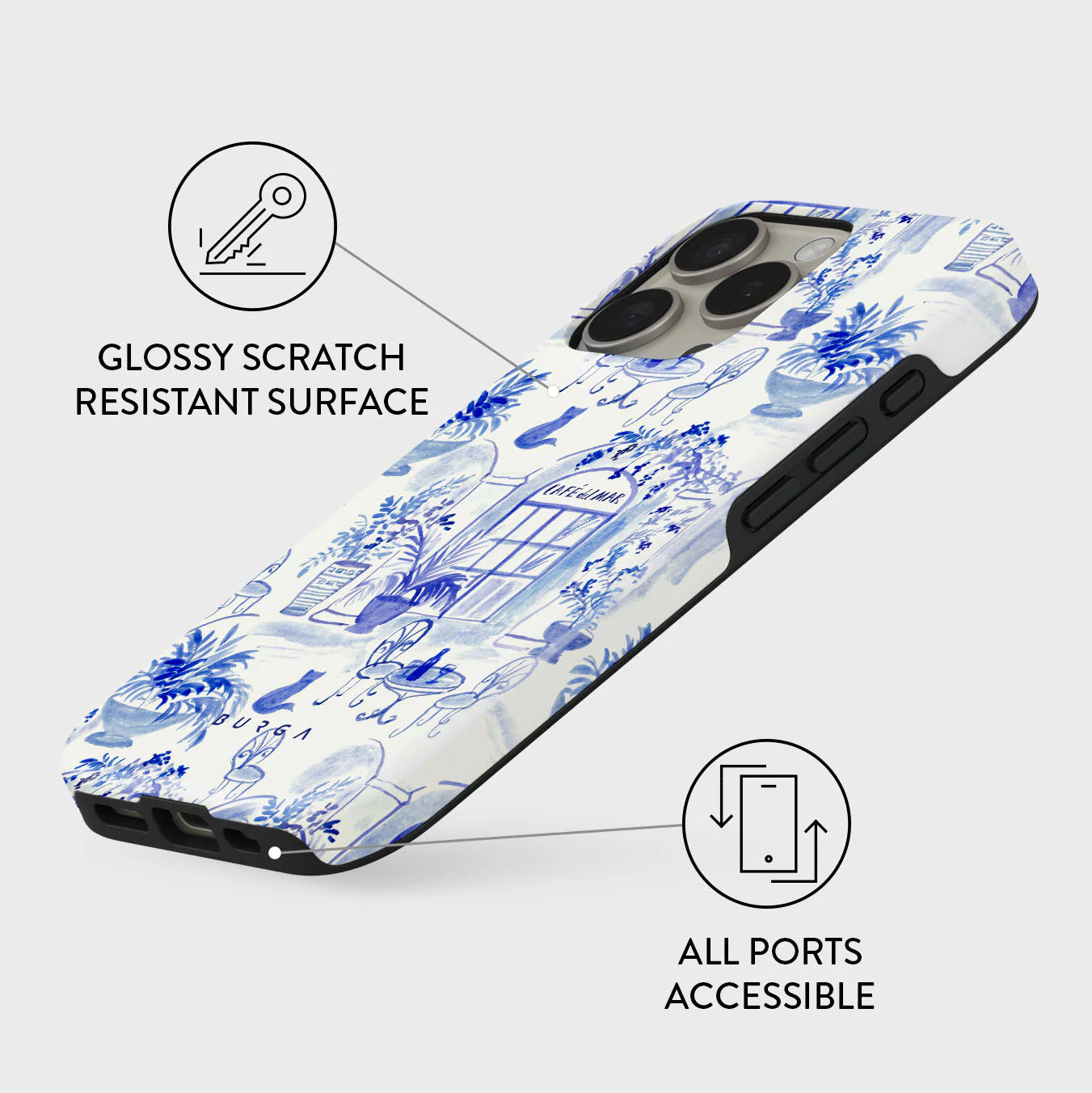 Burga Tough Case met MagSafe voor iPhone 16 Pro Max - Sobremesa