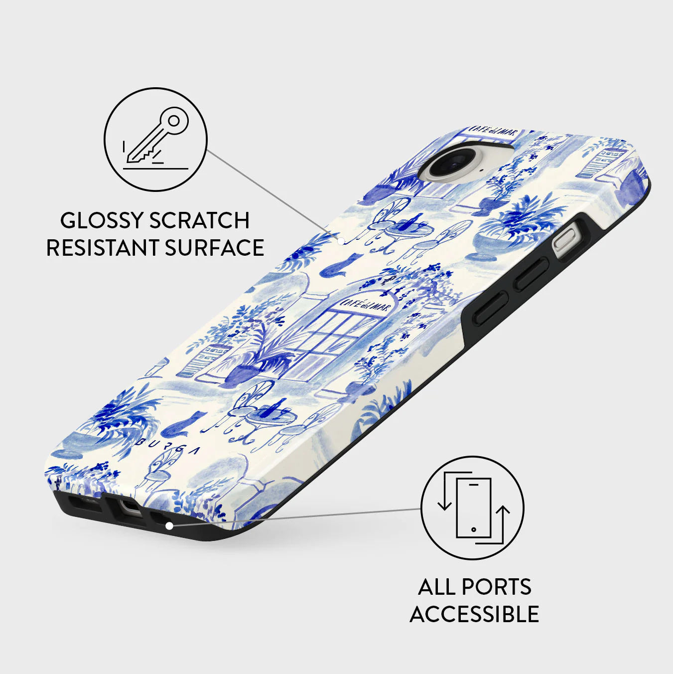Burga Tough Case met MagSafe voor iPhone 17e/16e - Sobremesa