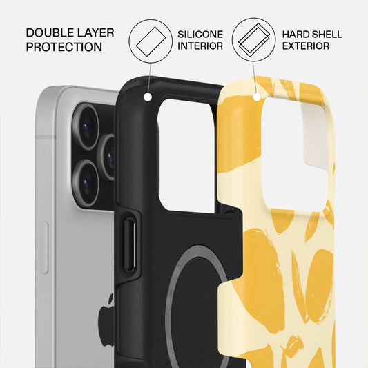 Burga Tough Case met MagSafe voor iPhone 17 Pro Max - Lemon Tart