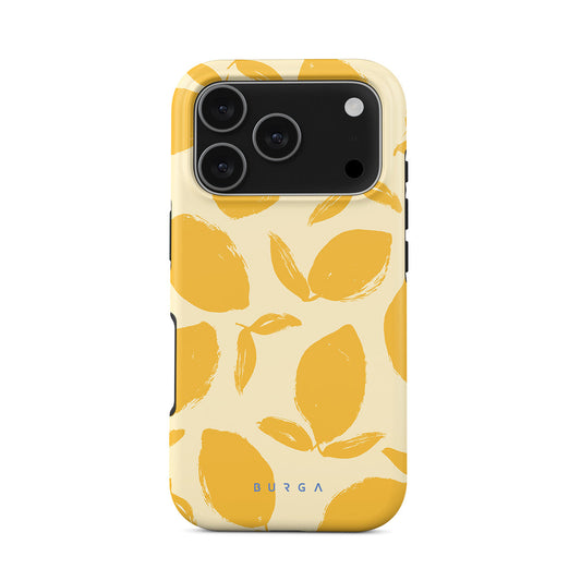 Burga Tough Case met MagSafe voor iPhone 17 Pro - Lemon Tart