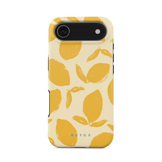 Burga Tough Case avec MagSafe pour iPhone Air - Lemon Tart