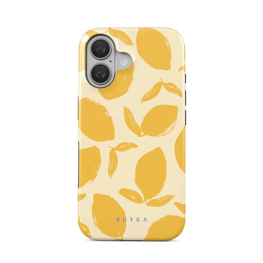 Burga Tough Case avec MagSafe pour iPhone 16 - Lemon Tart