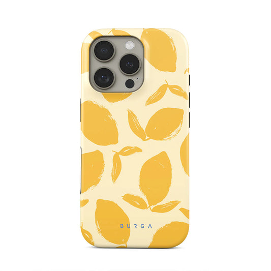 Burga Tough Case met MagSafe voor iPhone 16 Pro - Lemon Tart
