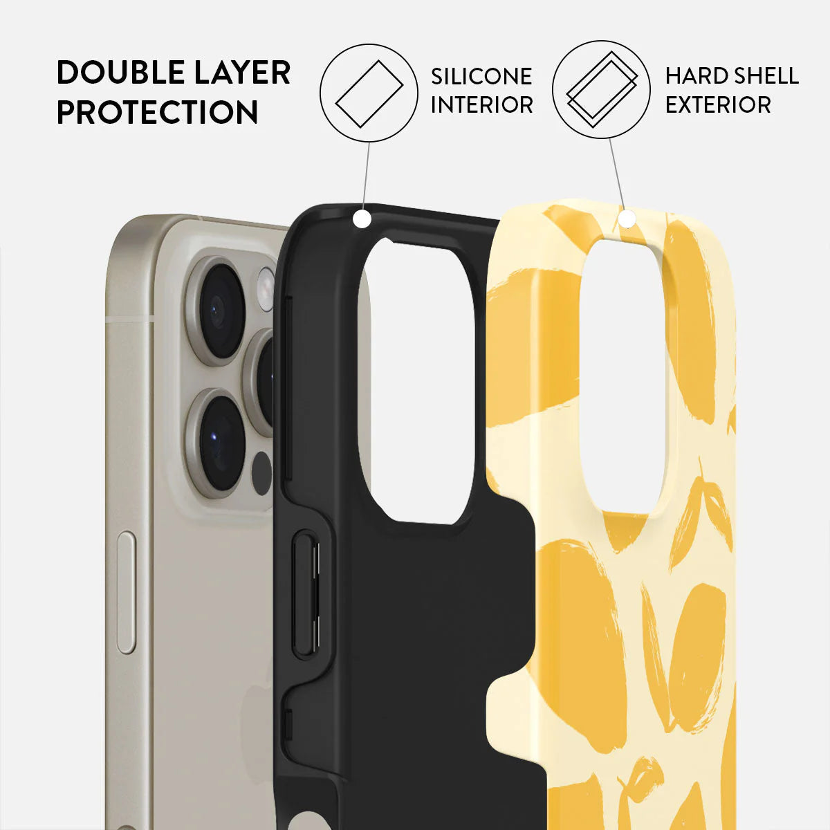 Burga Tough Case avec MagSafe pour iPhone 16 Pro Max - Lemon Tart
