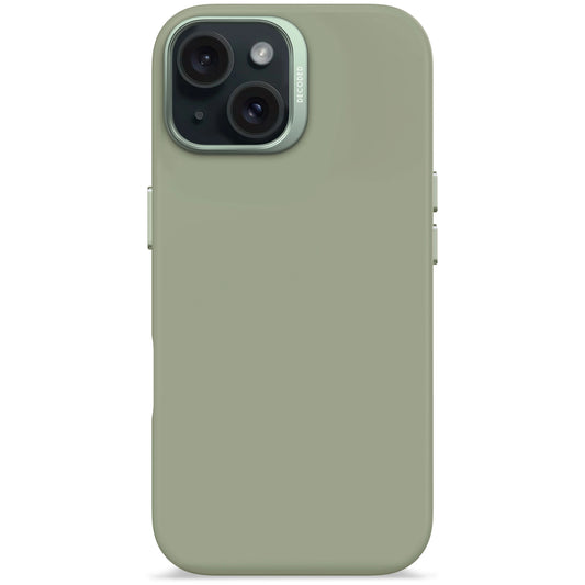EOL Decoded Antimicrobial Silicone Backcover voor iPhone 15 - Jade