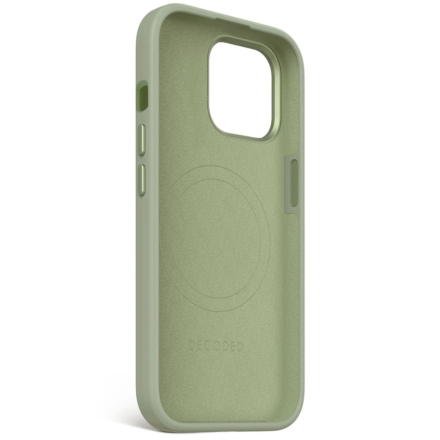 EOL Decoded Antimicrobial Silicone Backcover voor iPhone 15 - Jade