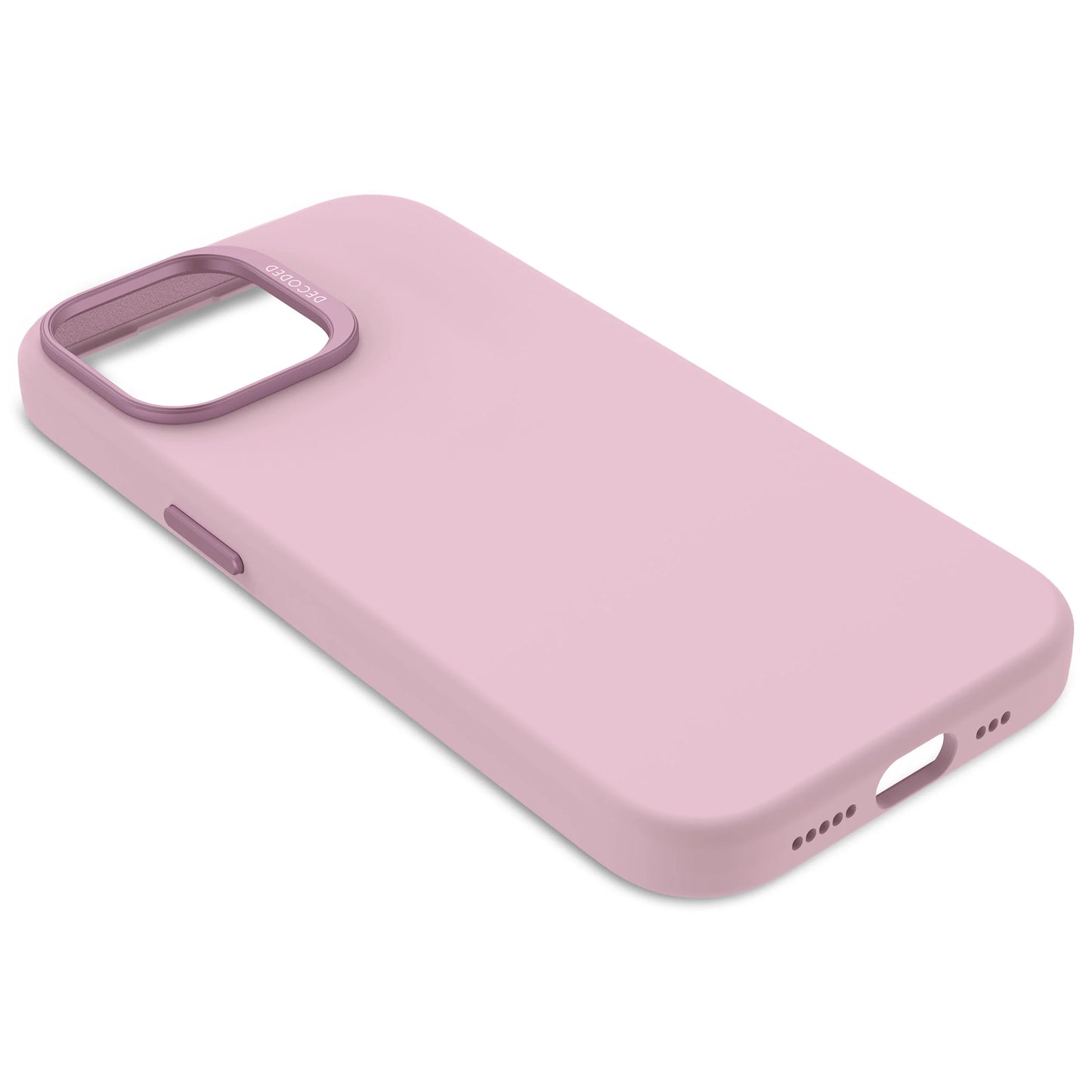 Decoded Antimicrobial Silicone Backcover voor iPhone 15 - Lila