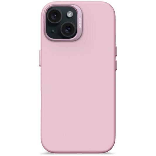 Decoded Antimicrobial Silicone Backcover voor iPhone 15 - Lila