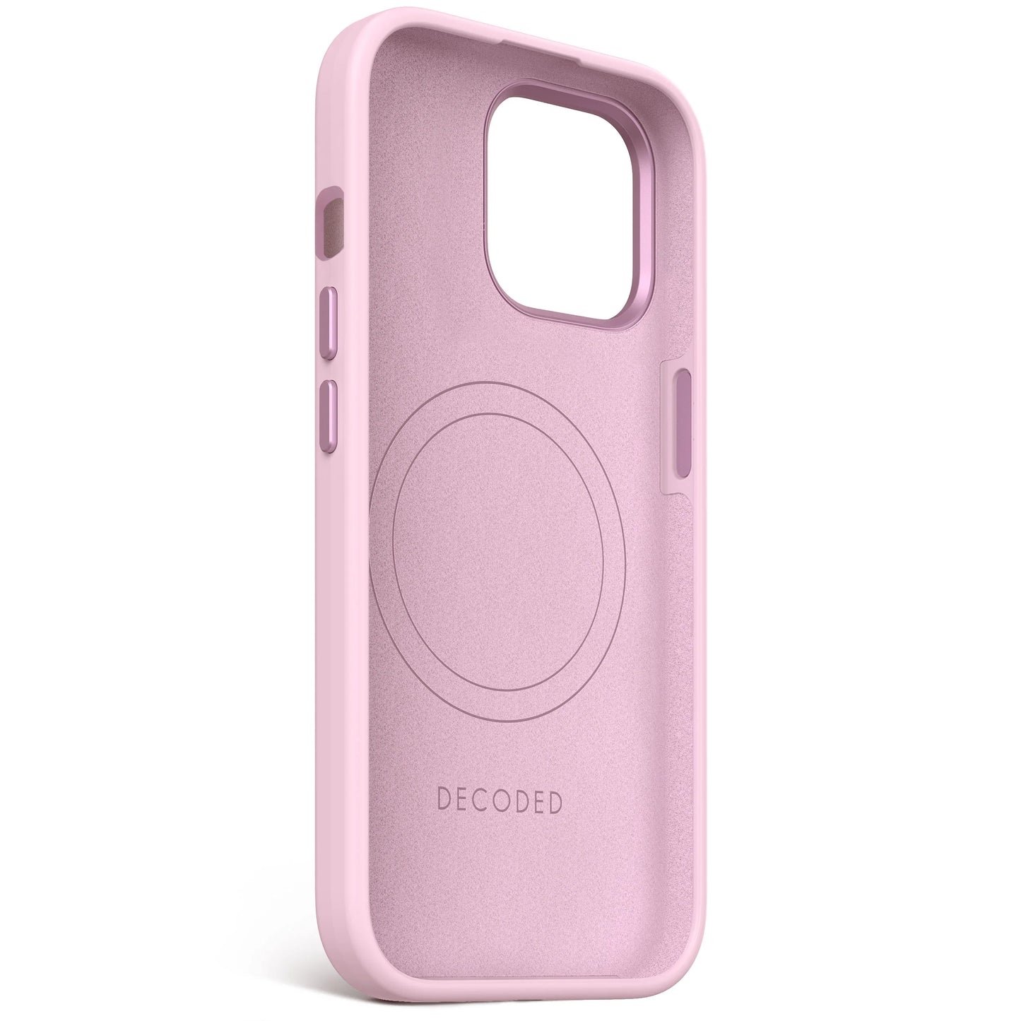 Decoded Antimicrobial Silicone Backcover voor iPhone 15 - Lila