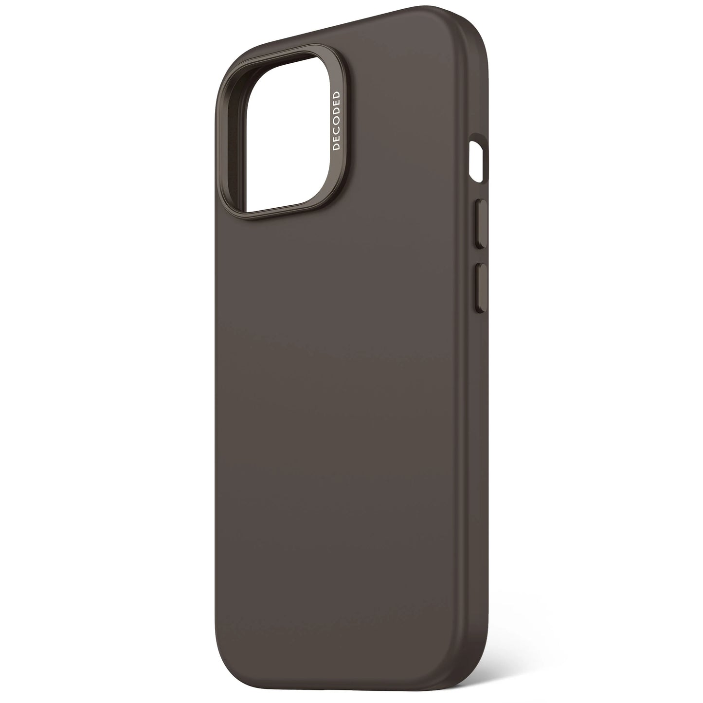 Decoded Antimicrobial Silicone Backcover voor iPhone 15 - Phantom Zwart