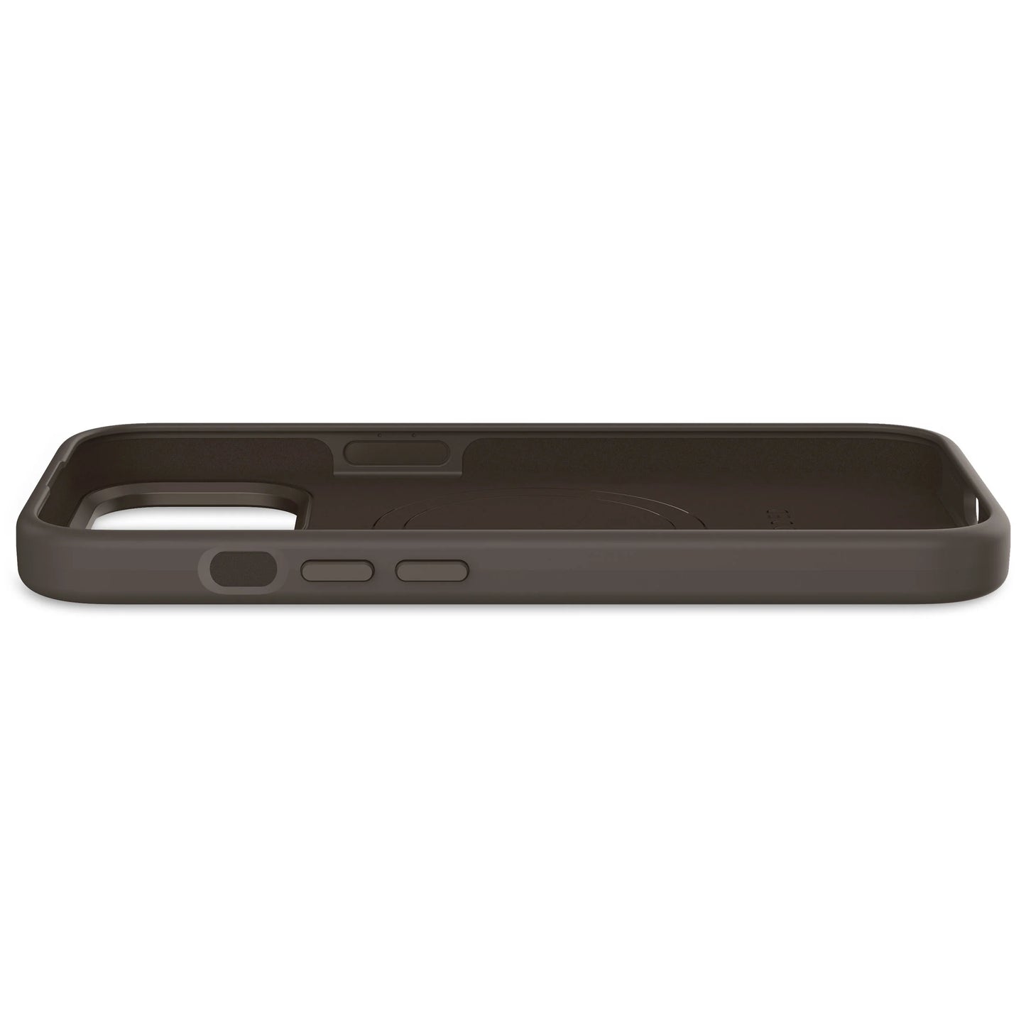 Decoded Antimicrobial Silicone Backcover voor iPhone 15 - Phantom Zwart