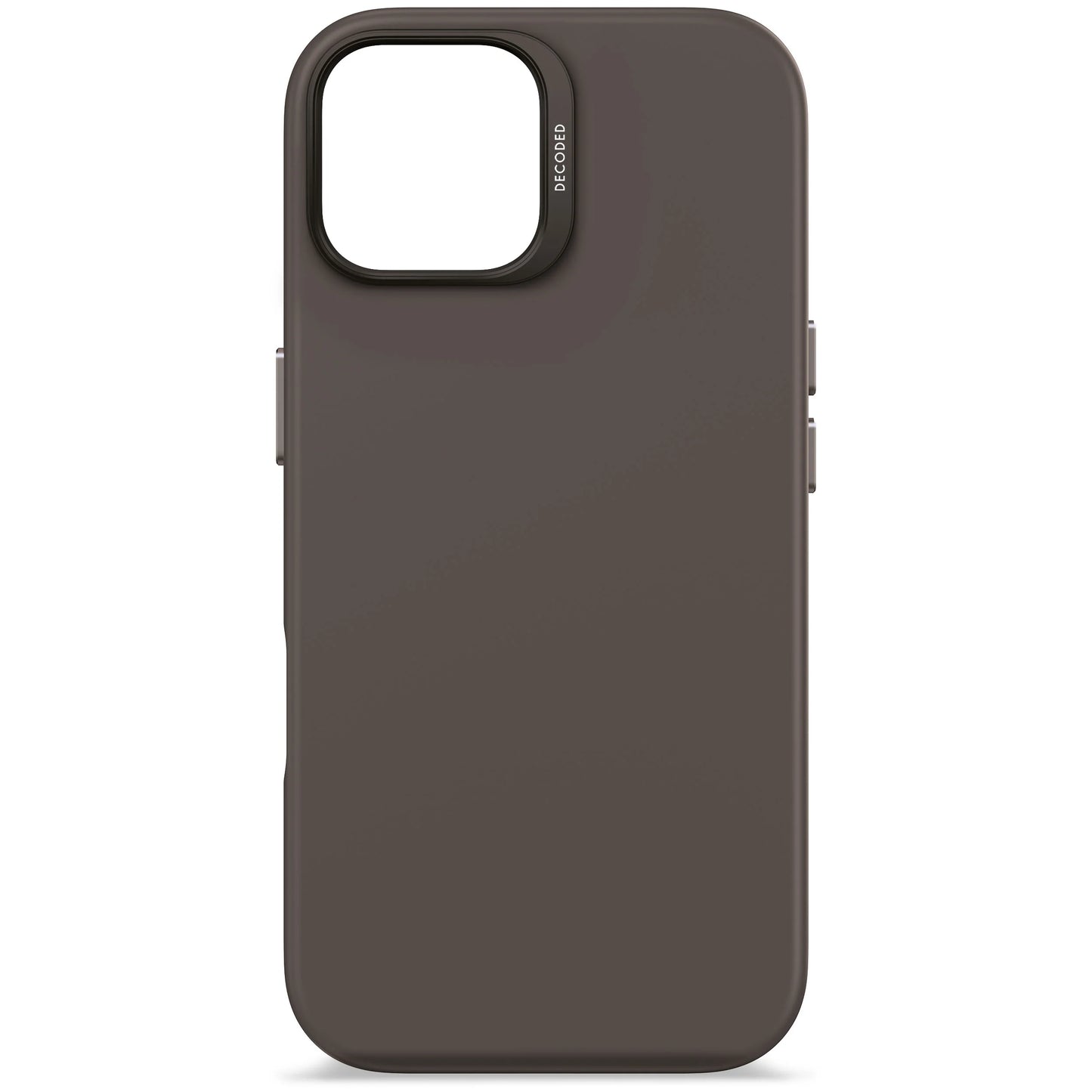 Decoded Antimicrobial Silicone Backcover voor iPhone 15 - Phantom Zwart